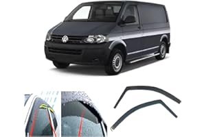 AC WOW 2x Wind Deflectors for VW for Volkswagen Transporter T5/T6/T6.1 2003-2024 Caravelle Multivan Doubleback Camper California