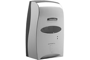 Kimberly-Clark Professional 11329 Touch-Less Electronic Skin Care Dispenser, Cassette, Brushed Metallic