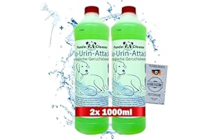 PandaCleaner® Bio-Urin Attack Odour Remover/Smell Neutraliser - 2000ml Concentré - Élimination biologique des odeurs animales