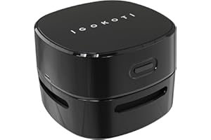 IGOKOTI USB Wiederaufladbar Tischstaubsauger, Tragbar Kabellos Mini Tisch Staubsauger, Starke Saugkraft Staubsauger Schreibtisch für Desktop, Büro, Schule, Haushalt Wichtelgeschenk