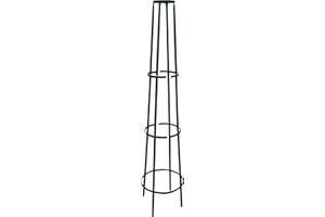 Louis Moulin 3824 Tuteur Colonne Corset Conique Métal Vert Sapin 200 cm - Made in France