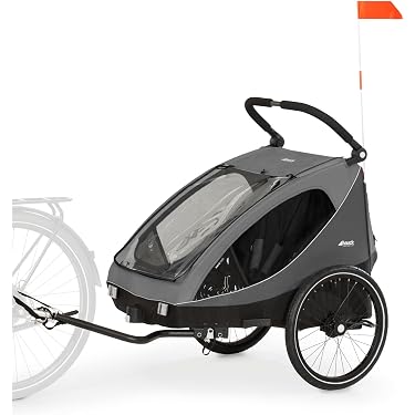 fahrradanhänger 100kg Roland Carrie M.e. mit Reling, Fahrrad Lastenanhänger, Alu main image 1