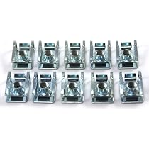 Elise VX220 Clam Shell Radiator Clips - M6 6mm Spire Nuts / C Clips - 10 Pack By Speedy Fasteners