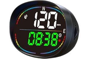 AMHVMU 2024 Indicador de velocidad gps más reciente, pantalla de velocidad en el hud del coche, pantalla de cabeza alta mph, velocímetro digital para automóviles.