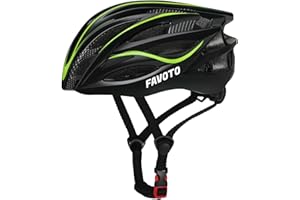Favoto Casco da Bicicletta - Certificato CE per Corsa MTB Ciclismo Leggero - Protezione di Sicurezza per Uomo Donne Adulti - Taglia Regolabile