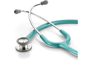 ADC Adscope 604 - Pediatric Clinician Stethoscope - Metallic Caribbean