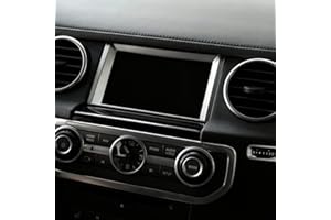 DIYUCAR Console GPS Navigation Cover Trim,ABS Navigation Screen Decoration Trim Sticker Fitment For LR Discovery 4 LR4 2010-2016 Accessories …
