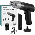 Powerful 3-in-1 Vacuum Cleaner for Car & Home – Compact, Cordless, Wet & Dry, Blower Function, Mini & Portable for Sofa, Dust, and Deep Cleaning - portable vacuum cleaner for car, bike and sofa