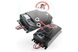 greate 2 x odstraszacz kun z przyłączem akumulatora 12 V, odstraszacz kun do komory silnikowej, ochrona przed kunami, do samochodu, odstraszacz kun, ultradźwięków