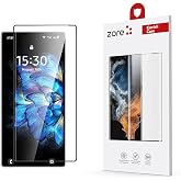 Zore Galaxy ile uyumlu S25 Ultra Etnaa Cam Ekran Koruyucu Siyah