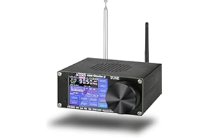 SDRGEEK Décodeur ATS25 Max ii Si4732 Récepteur radio pleine bande 4000 mA Prend en charge l'impédance d'entrée d'antenne HI-Z et le mode de fonction LNA, circuit de filtre passe-bande intégré, FM AM SSB DIGI