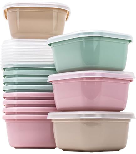 Pinnacle Set Contenitori Ermetici per Alimenti con Coperchio | 3 Contenitori Termici per Alimenti da 2.6/1.5/1 qt – Ciotole Termiche | Porta Pranzo Termico Inox – Idea Regalo