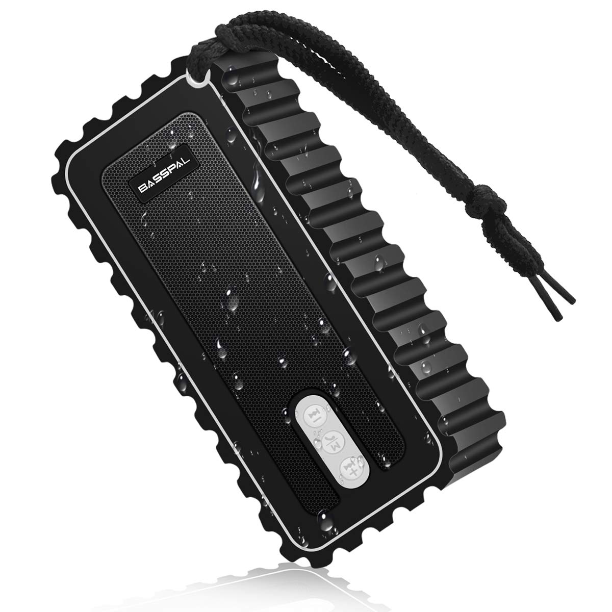 BassPal-Enceinte-Bluetooth-tanche-IPX7-Enceinte-Portable-10W-Son-Stro-Basse-Riche-12-Heures-dautonomie-en-Lecture-Micro-Intgr-et-Haut-Parleur-sans-Fil-Extrieur-pour-Piscine-Douche-Radio