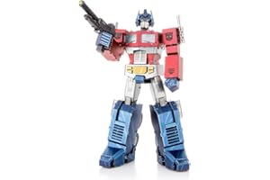 Metal Earth Fascinations Transformers Optimus Prime Color 3D Metal Model Kit