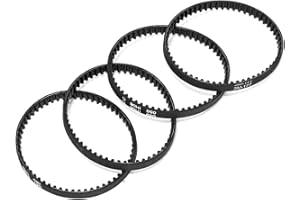 Ruimou 4 correas de transmisión para aspiradora de 177 mm de circunferencia de 5 mm de ancho, compatible con Eureka FloorRover NEU560 NEU562A NEU562 NEU566