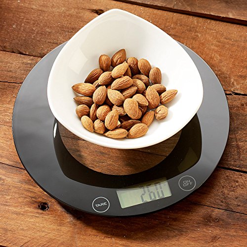 Rosenstein & Söhne Digitale Küchenwaage aus Glas mit Touch-Buttons - 2