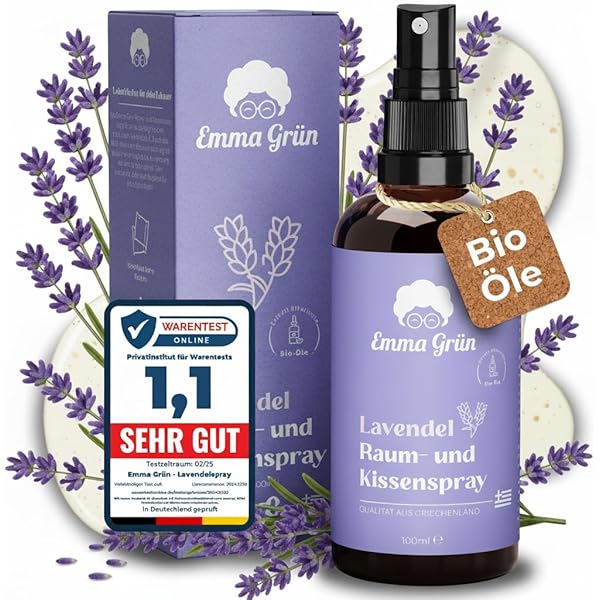 Lavendel Roll-On Ätherisches Öl, 10 Ml - Natürliches Entspannungsöl Gegen Stress, Für Besseren Schlaf & Aromatherapie