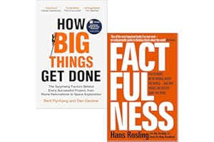 How Big Things Get Done By Professor Bent Flyvbjerg, Dan Gardner & Factfulness Ten Reasons We'Re Wrong About The World By Hans Rosling, Ola Rosling, Anna Rosling Rönnlund 2 Books Collection Set