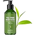 Tea Tree Body Wash, Tea Tree Shower Gel for Body, Shower Foam for Deep Cleaning & Odor, Moisturising Body Wash for Back Acne, Long-Lasting Fragrance, Skincare for All Skin Types, 100ml