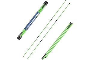 flintronic 123cm Palos de Alineación Golf, 2 Varillas de Alineación Entrenamiento Golf 3 Secciones, Ayuda de Entrenamiento de Alineación de Golf, Unisex, para Apuntar, Entrenamiento de Balanceo