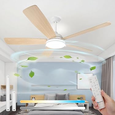 Ventilatori Da Soffitto LED Con Illuminazione Dimmerabile Moderno Fan