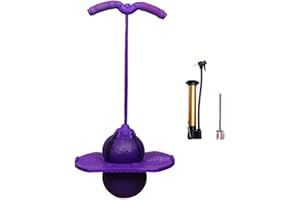 Peosevi Ballon Sauteur Pogo Stick Jumper, Antidéflagrant Pogo Ball Ballon Sauteur avec Poignée, Ballon Sauteur Enfant Jouets pour Le Sport Et Le Fitness des Enfants