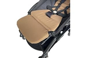 Brogtorl Accessoires pour poussette - Repose-jambes - Planche d'extension Compatible avec Babyzen YOYO - sans démontage - rallonge de 6,2 pouces, facile à fixer et à nettoyer (Toffee)