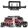1 Set Metal Front Bumper/Rear Bumper for TRX4 1/10 RC Crawler Car