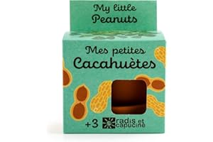 Radis et Capucine - Kit de plantation 8 cm pour enfants avec graines extraordinaires de cacahuètes à Faire Pousser