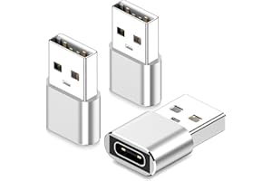 YLLZI Adattatore USB C a USB (3 pezzi) per iPhone 15 14 13 12 Pro Max Plus, Tipo C Connettore per Apple Watch 9/Ultra 2, per iPad Air/Pro/Mini, per Samsung S23 S22 S21 A50 Plus Ultra/Note 20, Air Pods 3