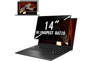 MoSuul Filtro privacy per computer portatile 14 pollici 16:10, filtro privacy per notebook, anti-spy, anti-luce blu e antiriflesso per laptop da 14" per Lenovo/SGIN/Hp/Dell/Acer/Lenovo/ThinkPad/Asus