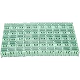 Pack of 50 Component Storage Box, SMT Storage Box, SMD Storage Box, Mini Storage Case for Electronic Components, with Transpa