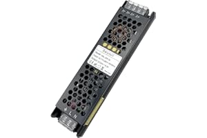 BAIYOULI Transformador LED 24V 200W IP20 Ultrafino Controlador LED CA 220V a 24V 8.3A Fuente de Alimentacion de Voltaje Constante para Tira LED Luces de Interior