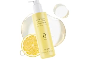NOONI Korean Facial Oil Cleanser - Snow Aqua 0 LHA Toning Cleansing Oil | Makeup Cleansing, Double Cleansing, Blackhead Control, Pore Cleansing Oil for Face, 200ml, 6.76 Fl. Oz.