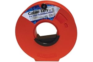 HORLAT Leisurewize LWACC3 Cable Tidy Reel 25m Mains Hook Up Lead Extension Caravan Motorhome Wire Storage Camping Home