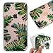 Produktbild Hülle für Apple iPhone 7 Plus / 8 Plus , IJIA Transparent Grün Bananenblätter TPU Handytasche Weich Silikon Handyhülle Stoßkasten Cover Schutzhülle Schale Case für Apple iPhone 7 Plus / 8 Plus (5.5")