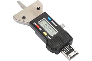 Jeanoko Praktischer Reifentiefenmesser Digitaler Profiltiefenmesser Reifentiefenmesser Reifen Profiltiefenmesser Digital Tiefenmesser Digitaler Reifenprofilmesser für die Handarbeit