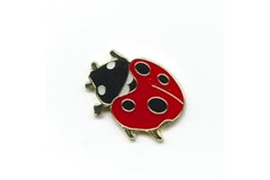 HEGIBAER 0498 Pin's en métal avec coccinelle et insecte porte-bonheur