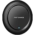 SYSTENE 15W Wireless Charger Fast Charging Pad PD Qi-Certified Type C Cable Compatible for Apple iPhone 16/15/15 Plus/15 Pro/15 Pro Max, iPhone 14/14 Plus/14 Pro/Max, iPhone 13/12/11 Series-Black