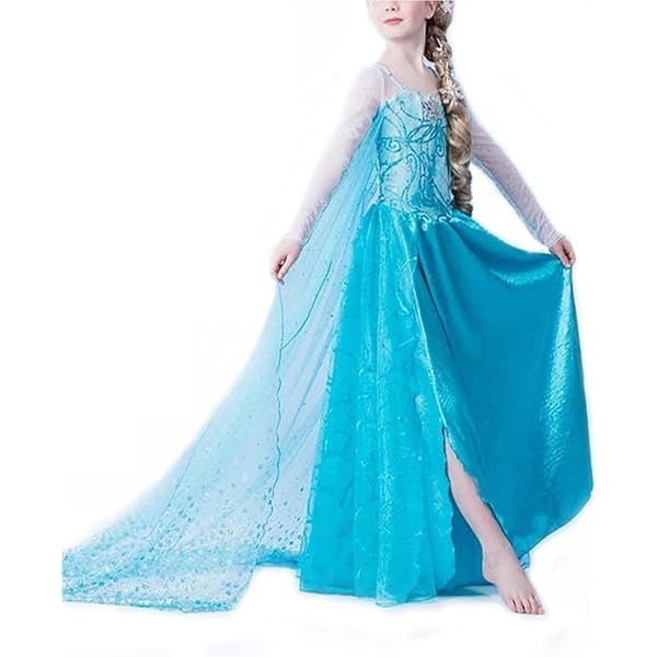 Costume Ufficiale Elsa Frozen Bambina - Costume Da Bagno Intero, Licenza Disney