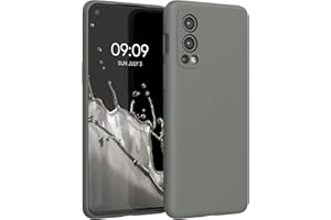 kwmobile Carcasa Compatible con OnePlus Nord 2 5G Funda - Case TPU y Silicona antigolpes - Apto Carga inalámbrica - Polvo de Piedra