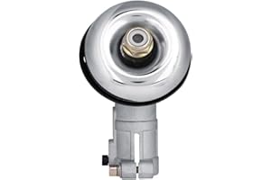 Focket Testina Ingranaggi per decespugliatore, Trimmer Universale a Stelo Tondo da 26 mm 9 Denti Sostituisci Testata Cambio decespugliatore, Alta Resistenza, Forte conduttività per Tosaerba