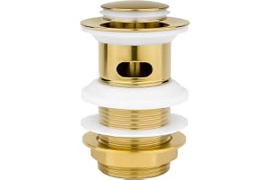 Xcel Home™ Slitsad krom guld klick Clack Basin avfall