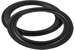 Lazmin112 2pcs 8 Pulgadas Altavoz Altavoz Reparación de Sonido Envolvente Borde de woofer de Goma, para reparación de Altavoces o Bricolaje