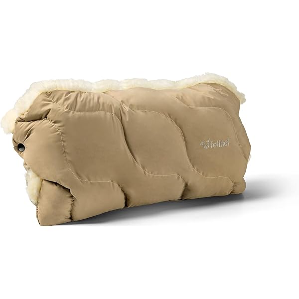 Baby Lammfell Unterlage BÄRLIBU - 100% Merinowolle Rutschfest