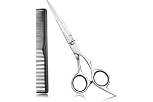 liuchanghe Forbici Parrucchiere Professionali, Forbici per Capelli in Acciaio Inossidabile, Forbici Capelli per Donna, Uomo, Bambino
