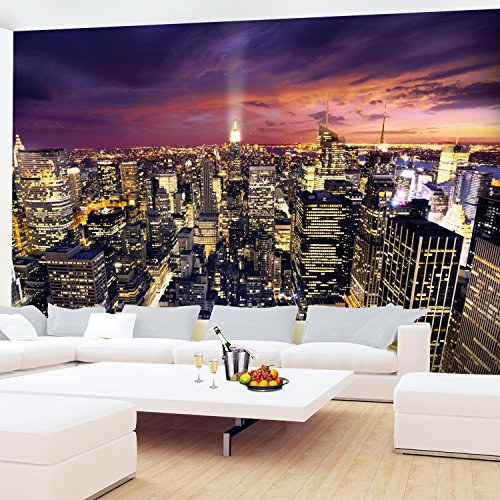 Fototapete New York 352 x 250 cm – Vliestapete – Wandtapete – Vlies Phototapete – Wand – Wandbilder XXL – !!! 100% MADE IN GERMANY !!! Runa Tapete 9005011c - 4