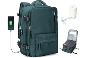 SZSYCN Zaino da Viaggio con Sottovuoto Ryanair 40x30x20 Wizzair Borse da Cabina per Ryanair 40x20x25 Bagaglio a Mano Sottovuoto con pompa,Zaino Casual per Laptop