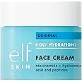 e.l.f. SKIN Holy Hydration! Face Cream, Moisturizer For Nourishing & Plumping Skin, Infused With Hyaluronic Acid, Vegan & Cruelty-Free, 1.76 Oz