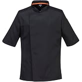 Portwest C738 Men's Professional Chef Jacket with Air Mesh